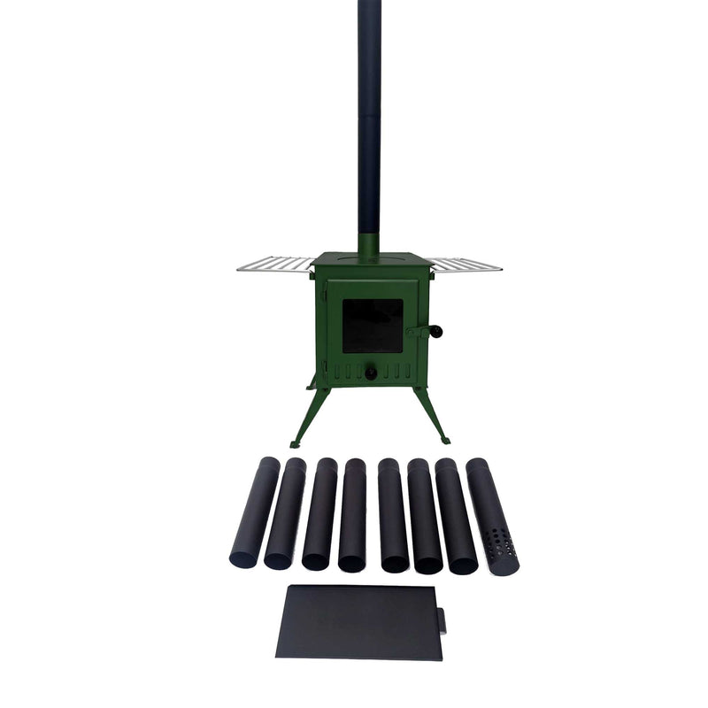 Poêle à bois portatif Firebox Eco Burn | 3,5 kW 12 kg