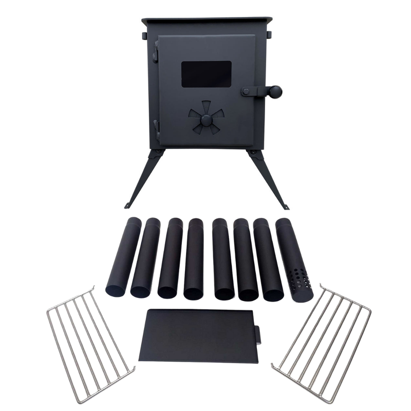 Poêle à bois portatif Firebox | 3,5 kW 12 kg