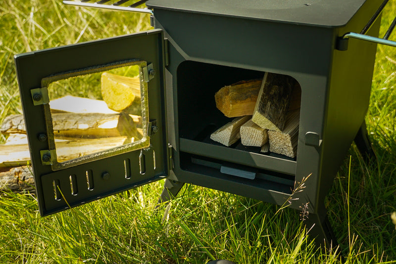 Poêle à bois portatif Firebox Eco Burn | 3,5 kW 12 kg