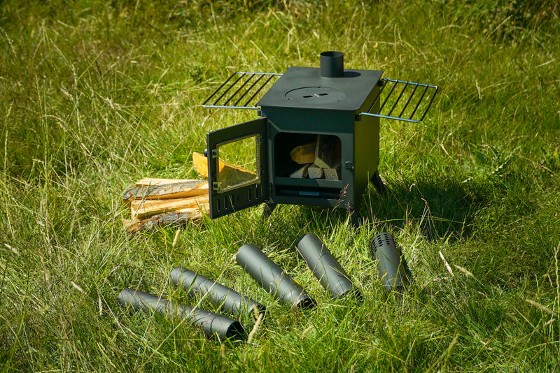 Poêle à bois portatif Firebox Eco Burn | 3,5 kW 12 kg