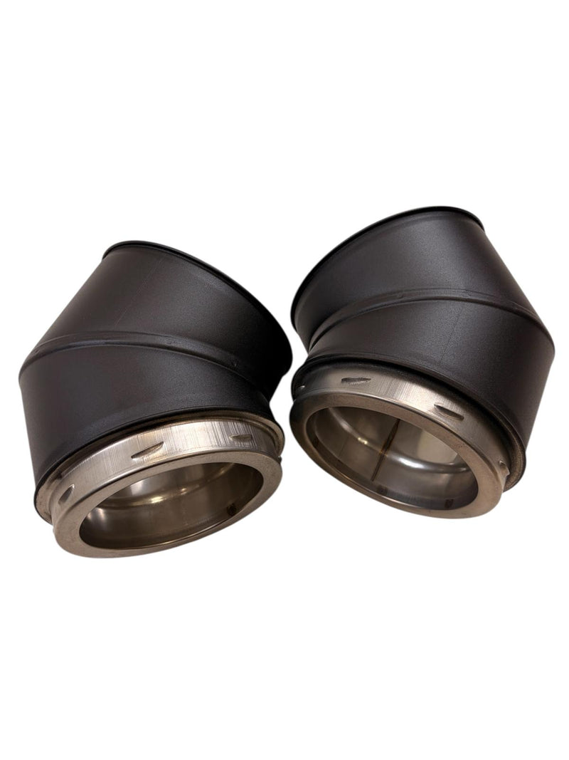 5-Inch Twin Wall 45 Degree Elbows (Pair) | Hygge, Ignis, XL Stoves