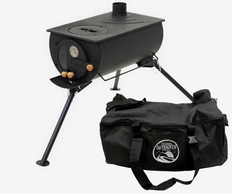 Outbacker® Pioneer Portable Window Tent Stove | 2.5KW 12KG | Robens Tipi Kit
