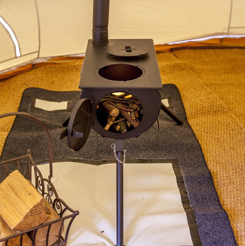 Outbacker® Pioneer Portable Window Tent Stove | 2.5KW 12KG | Robens Tipi Kit