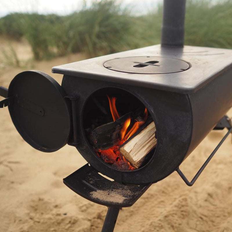 Portable Outdoor Wood Burning Fire Stove for Camping Hot Tent