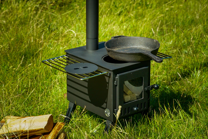 holzofen für zelt Firebox Vista Tragbarer Holzofen mit großem Fenster