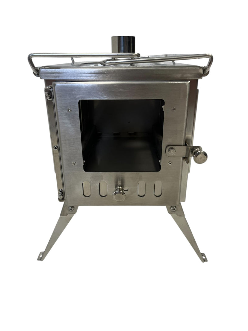 Firebox Flame Clear View Portable Wood Stove | 3.5kw 14kg