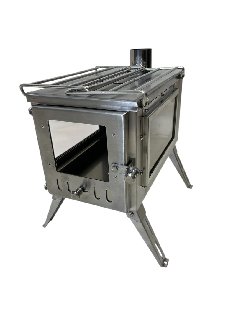 Firebox Flame Clear View Portable Wood Stove | 3.5kw 14kg