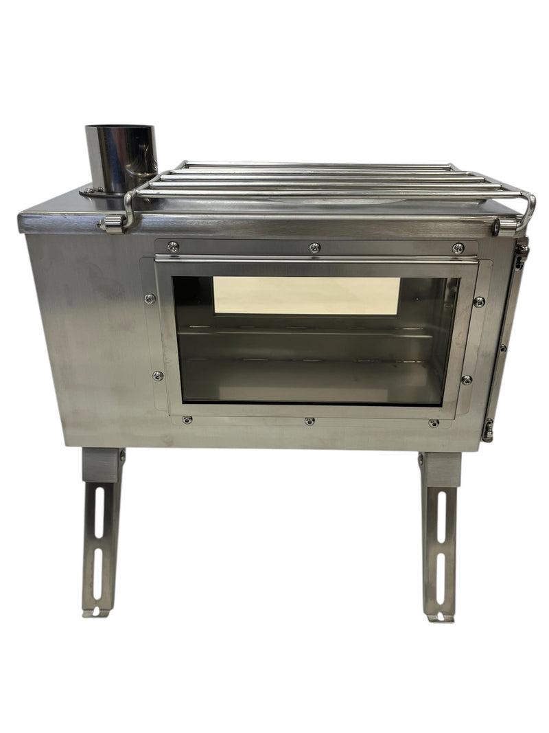 Firebox Flame Clear View Portable Wood Stove | 3.5kw 14kg