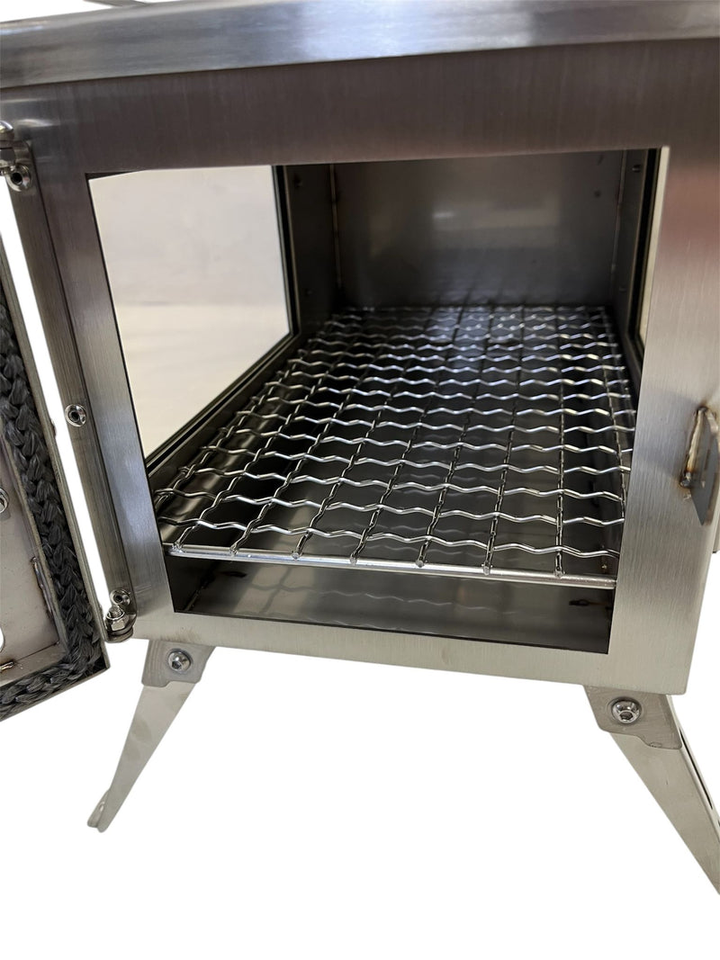 Firebox Flame Clear View Portable Wood Stove | 3.5kw 14kg
