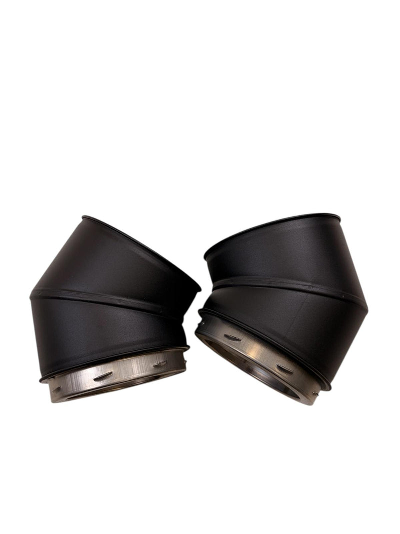 5-Inch Twin Wall 45 Degree Elbows (Pair) | Hygge, Ignis, XL Stoves