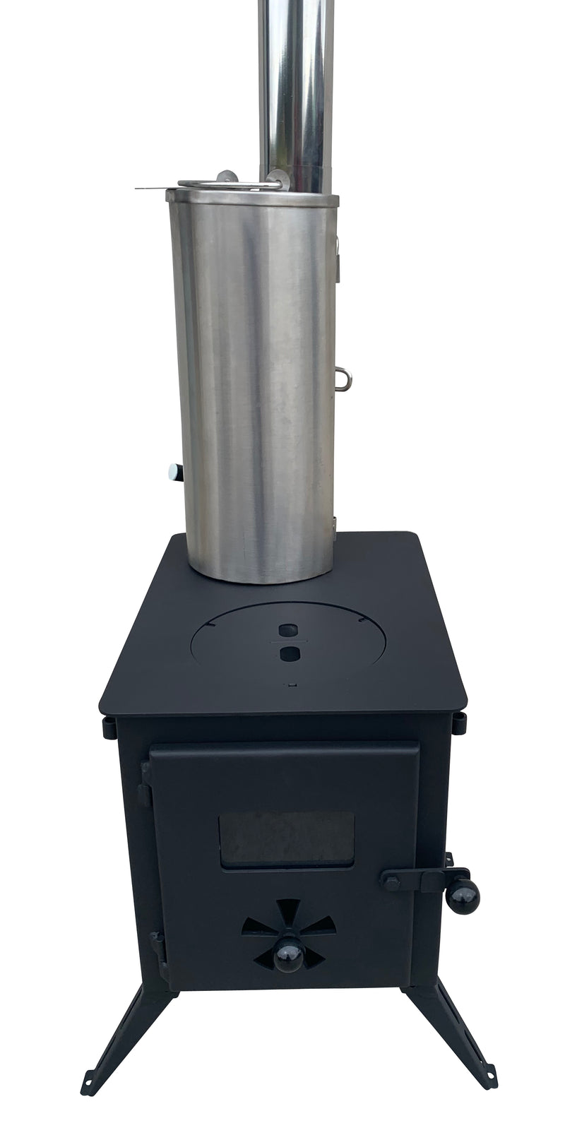 Outbacker® 'Firebox' Tent Stove & Water Heater Package